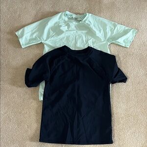 Old Navy Navy Blue and Mint Kids Tees